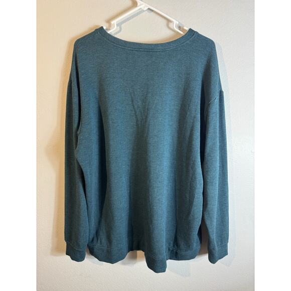 Orvis Cozy Green Pullover Crewneck Sweatshirt Women's Size‎ X Large Soft Preppy - Picture 2 of 5